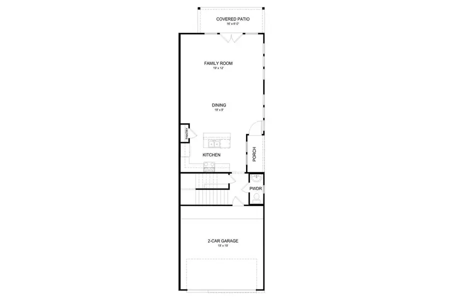 2D floor plan layout of this home in Independence Heights, Houston, TX (Image 4).