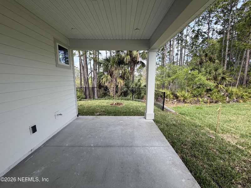 Exterior details and patio area of a home in Reserve East, Flagler Beach (Image 32).