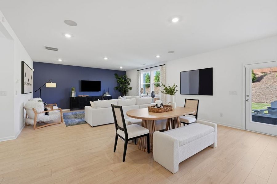 Representative furnished interior of a home built from the Wakehurst by Taylor Morrison in Falls Creek, Flowery Branch (Image 15).