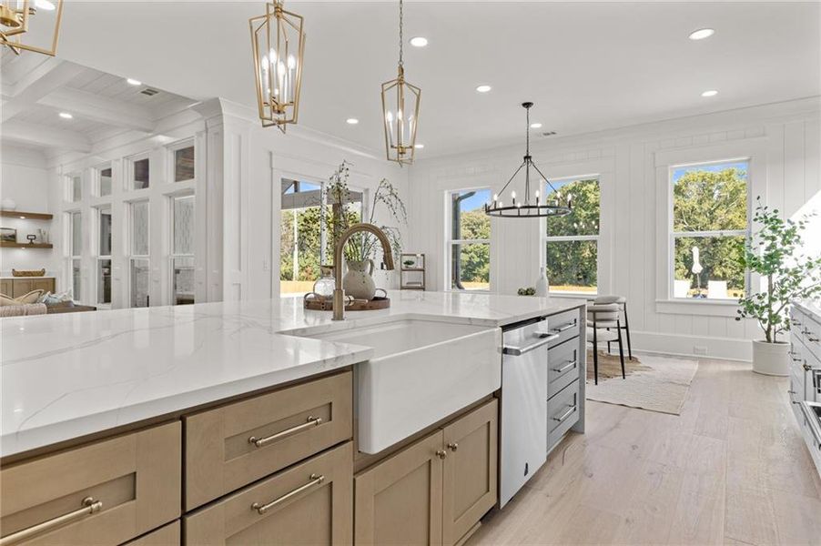 Furnished interior view inside a new home in , Dacula (Image 57).