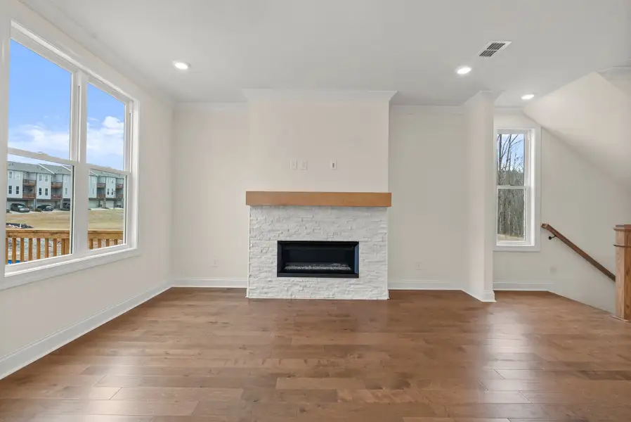 Representative unfurnished interior of a home built from the The Grayson II by The Providence Group in Townes 333, Peachtree Corners (Image 22).