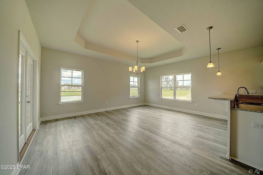 Spacious, unfurnished interior of a new home in Cedar Creek at Deerpoint Lake, Panama City (Image 21). Spacious, unfurnished interior of a new home in Cedar Creek at Deerpoint Lake, Panama City (Image 21).