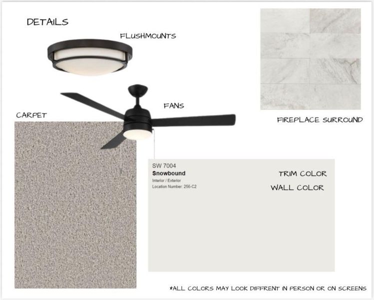 Sample of building materials used in homes in White Oak, Arlington (Image 8).