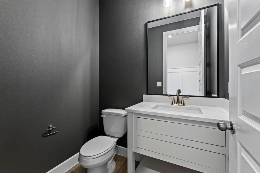 Furnished interior view inside a new home in Lariat, Liberty Hill (Image 14).