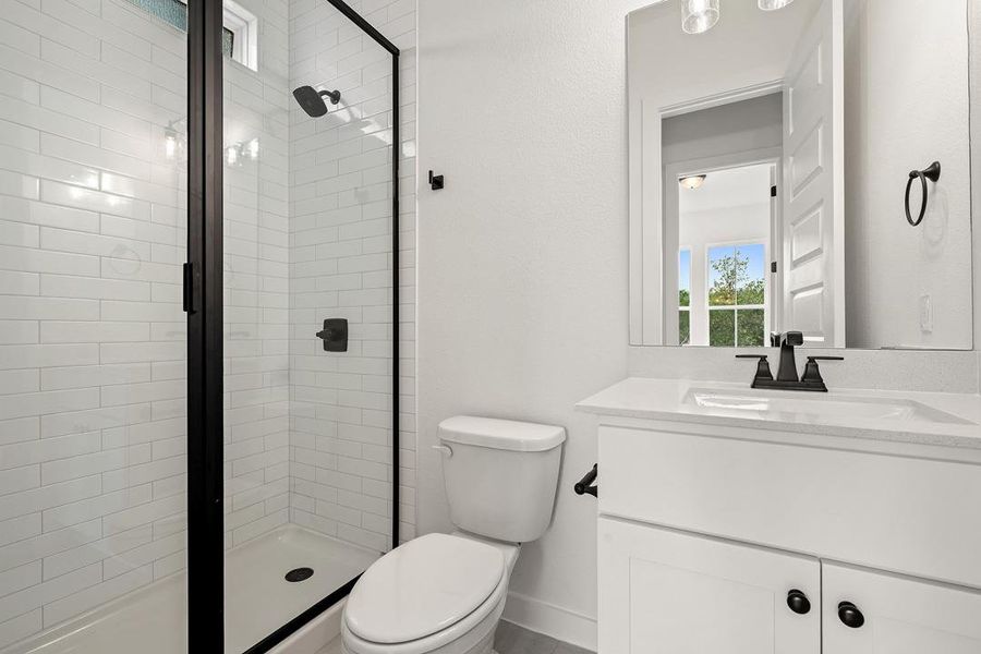 Furnished interior view inside a new home in Heritage, Dripping Springs (Image 9).