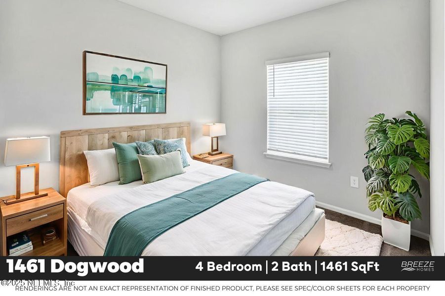 Furnished interior view inside a new home in Kings Preserve, Jacksonville (Image 4).
