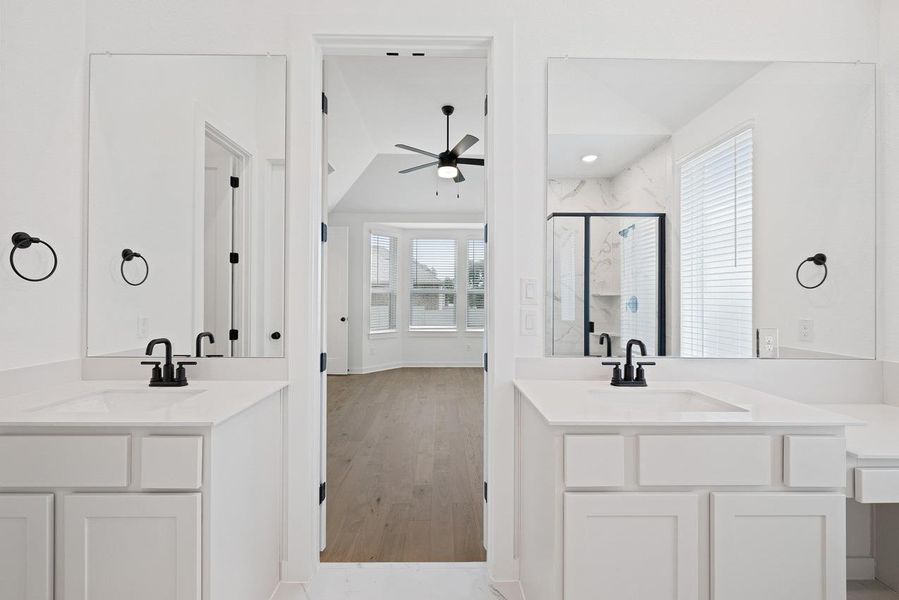 Furnished interior view inside a new home in Wolf Ranch: 46ft. lots, Georgetown (Image 10). Furnished interior view inside a new home in Wolf Ranch: 46ft. lots, Georgetown (Image 10).