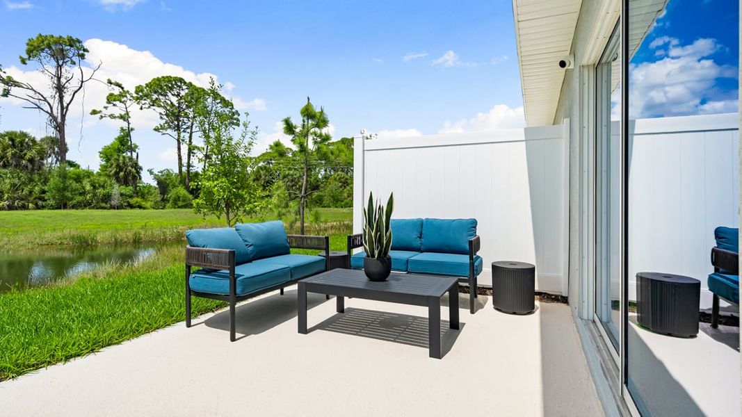 Representative exterior details of a home built from the Jasmine by Taylor Morrison in The Towns at Tiburon, Nokomis (Image 3).