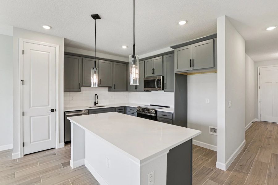 Kitchen featuring AW Collection® Minimalist - Representative images and renderings are for illustrative purposes
