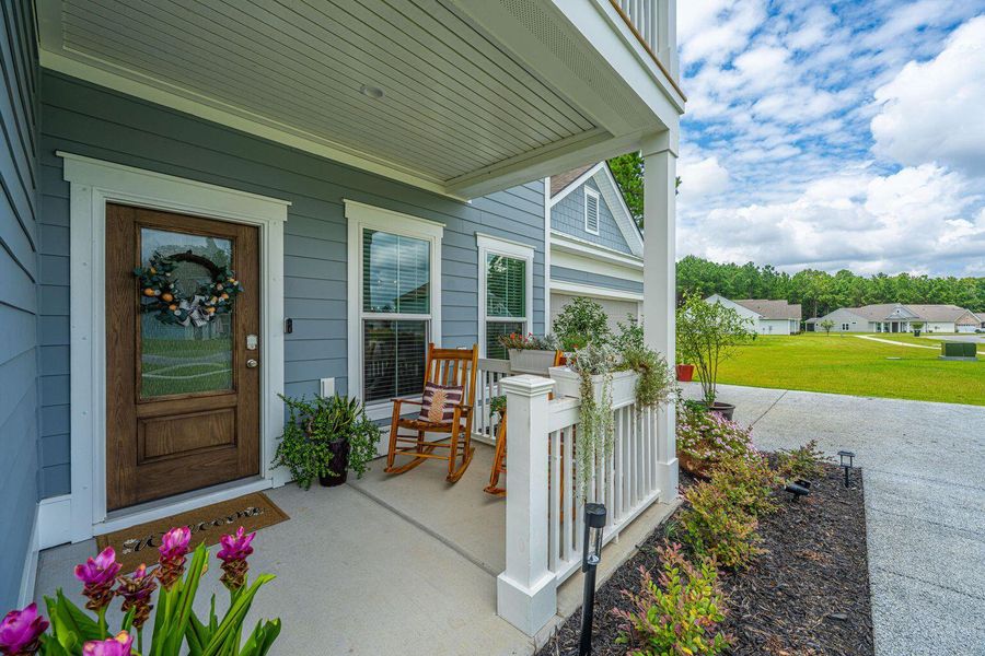 Exterior details and patio area of a home in Sea Island Preserve, Johns Island (Image 31). Exterior details and patio area of a home in Sea Island Preserve, Johns Island (Image 31).