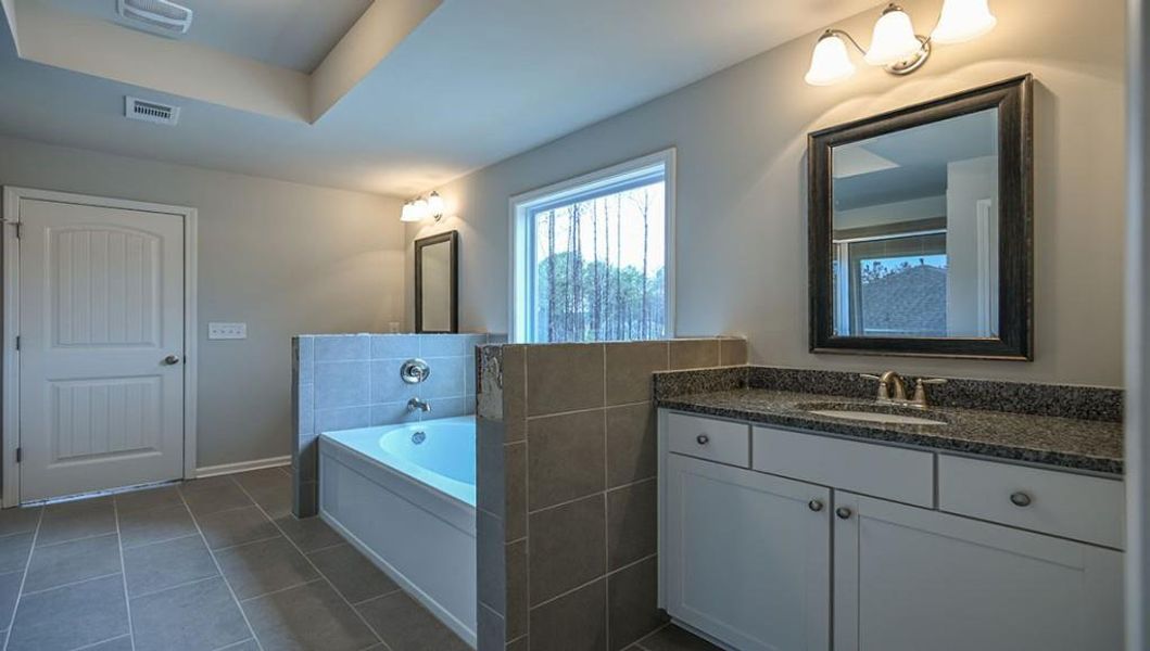 Furnished interior view inside a new home in Thalley Creek Estates, Cumming (Image 10).