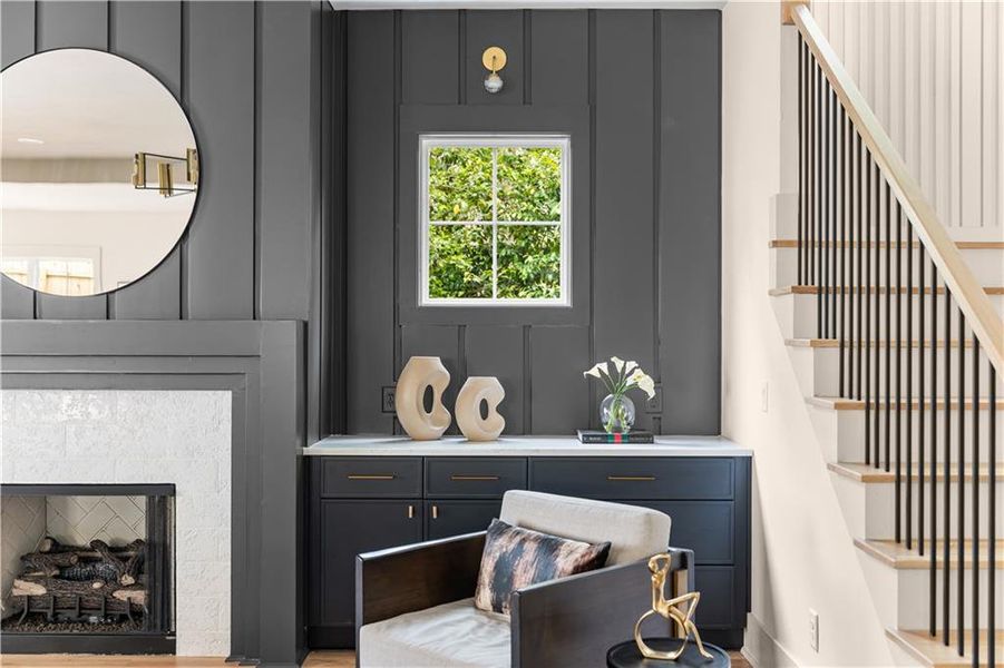 Furnished interior view inside a new home in , Atlanta (Image 39).