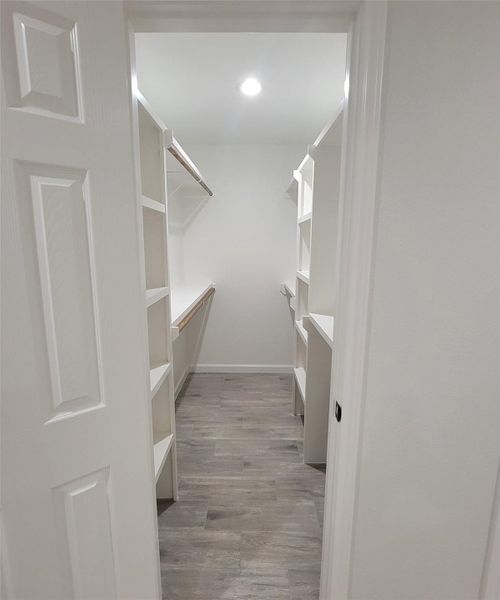 PRIMARY BEDROOM - WALK-IN CLOSET VIEW