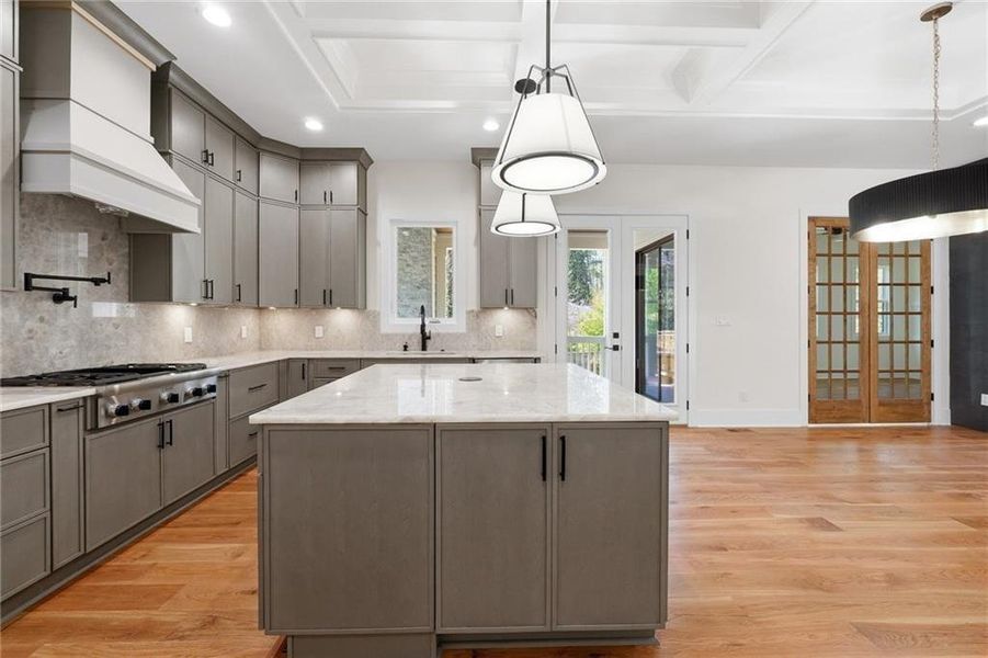 Furnished interior view inside a new home in , Atlanta (Image 35).