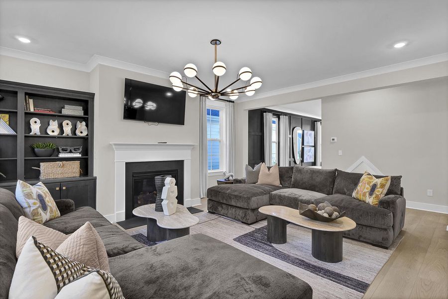 Furnished interior view inside a new home in , Summerville (Image 5).