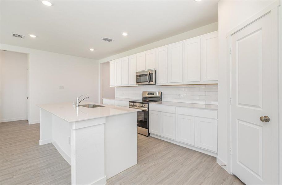 Furnished interior view inside a new home in , Princeton (Image 14).