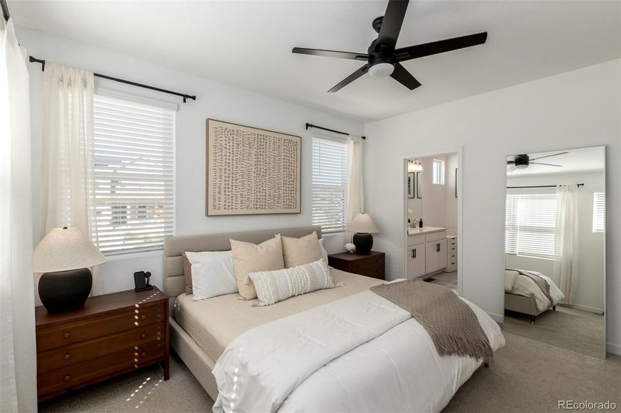 Furnished interior view inside a new home in , Littleton (Image 24).