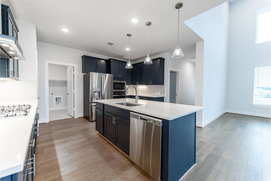 Furnished interior view inside a new home in Lariat, Liberty Hill (Image 6).