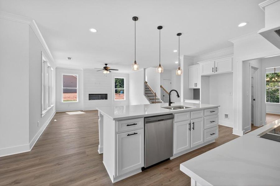 Furnished interior view inside a new home in Magnolia Ridge, Monroe (Image 4).