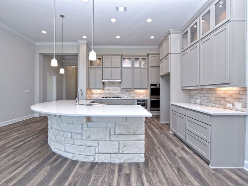 Representative furnished interior of a home built from the Siena III by Giddens Homes in Clearwater Ranch, Liberty Hill (Image 154).