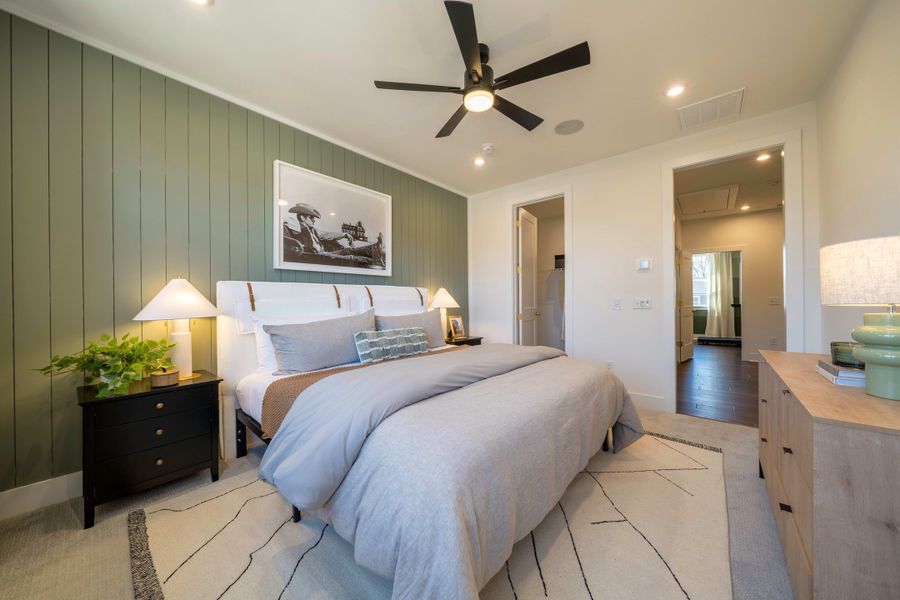 Furnished interior view inside a new home in Context at Oakhurst, Charlotte (Image 8).