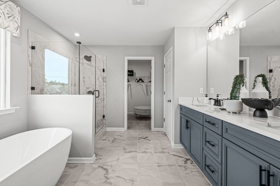 Representative furnished interior of a home built from the The Hickory A by Davidson Homes LLC in Wehunt Meadows, Hoschton (Image 28).
