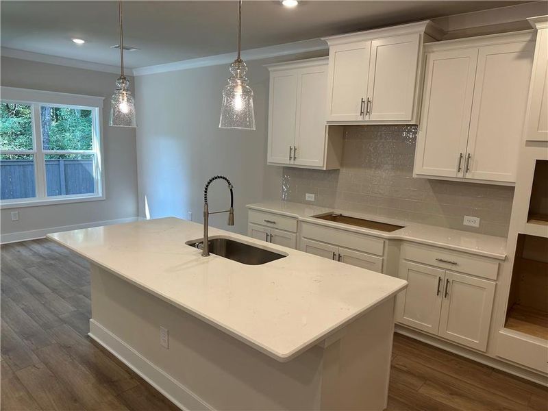 Furnished interior view inside a new home in Rosewood Lake Estates, Hoschton (Image 10).