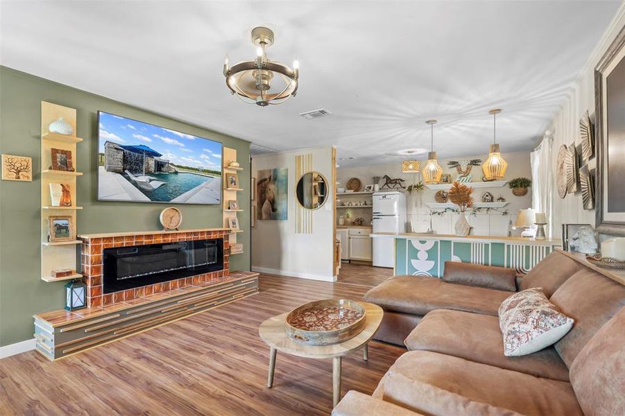 Guest house living room