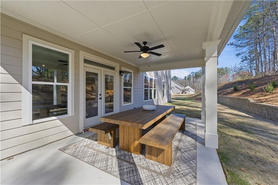 Exterior details and patio area of a home in Ford Landing, Acworth (Image 4). Exterior details and patio area of a home in Ford Landing, Acworth (Image 4).