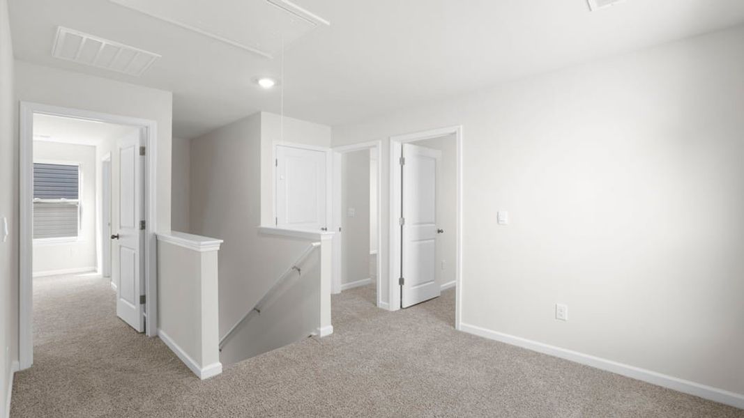 Spacious, unfurnished interior of a new home in Durbin Meadows, Fountain Inn (Image 25). Spacious, unfurnished interior of a new home in Durbin Meadows, Fountain Inn (Image 25).