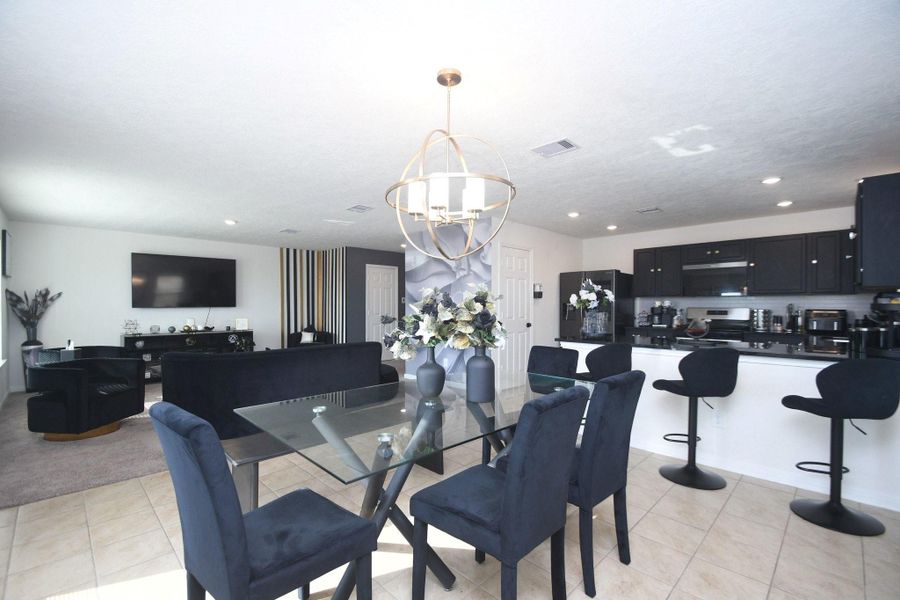 Furnished interior view inside a new home in , Katy (Image 12).