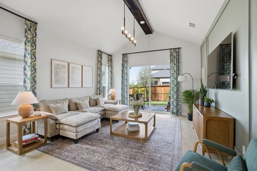 Furnished interior view inside a new home in , Rowlett (Image 8).