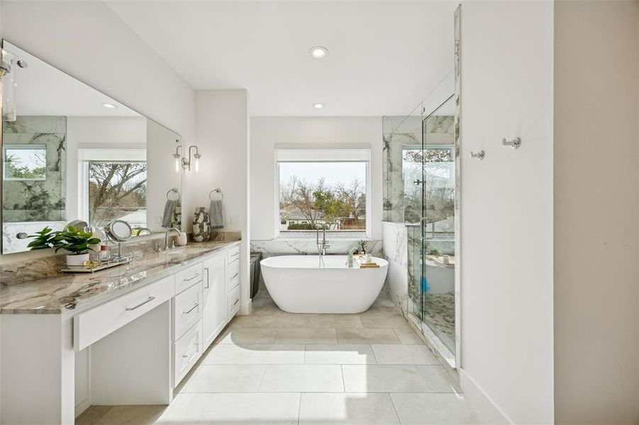 Furnished interior view inside a new home in , Dallas (Image 33). Furnished interior view inside a new home in , Dallas (Image 33).