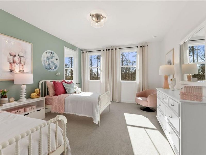 Furnished interior view inside a new home in Fern Hollow, Buford (Image 25).