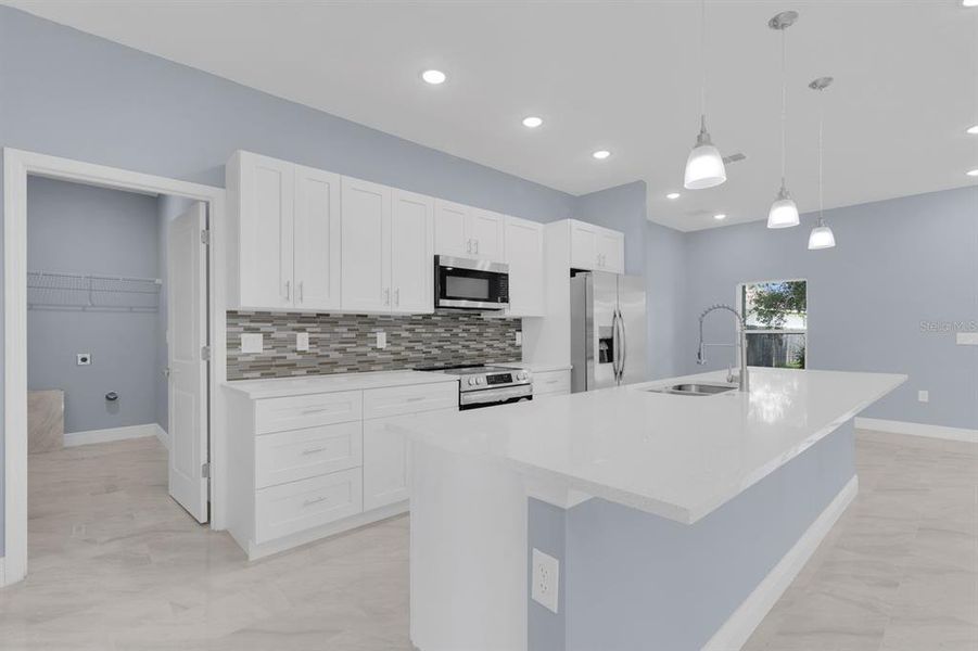 Furnished interior view inside a new home in , Kissimmee (Image 8).