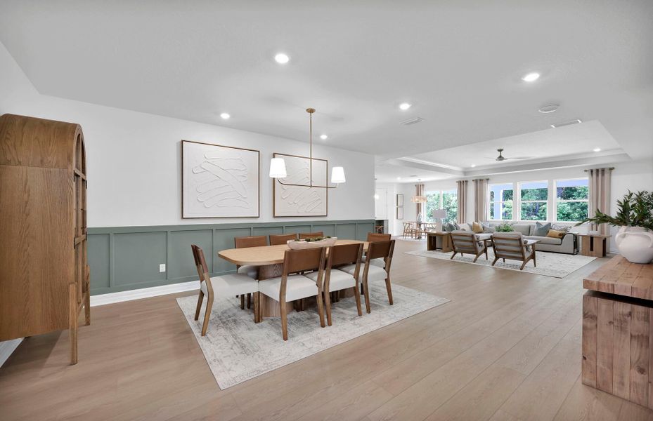 Furnished interior view inside a new home in Hyland Trail, Green Cove Springs (Image 15).