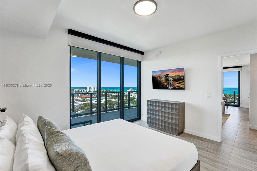 Furnished interior view inside a new home in , Miami Beach (Image 18).