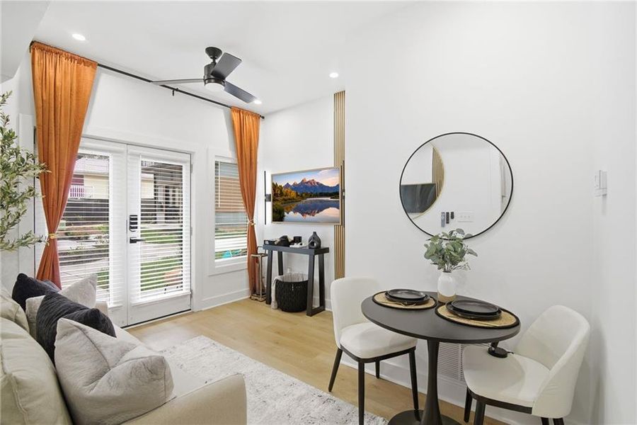 Furnished interior view inside a new home in , Union City (Image 16).