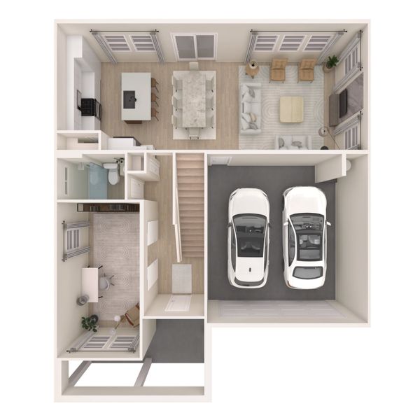 Image 15 representing the Fayetteville by K. Hovnanian® Homes in Stono Village, Hollywood, SC.