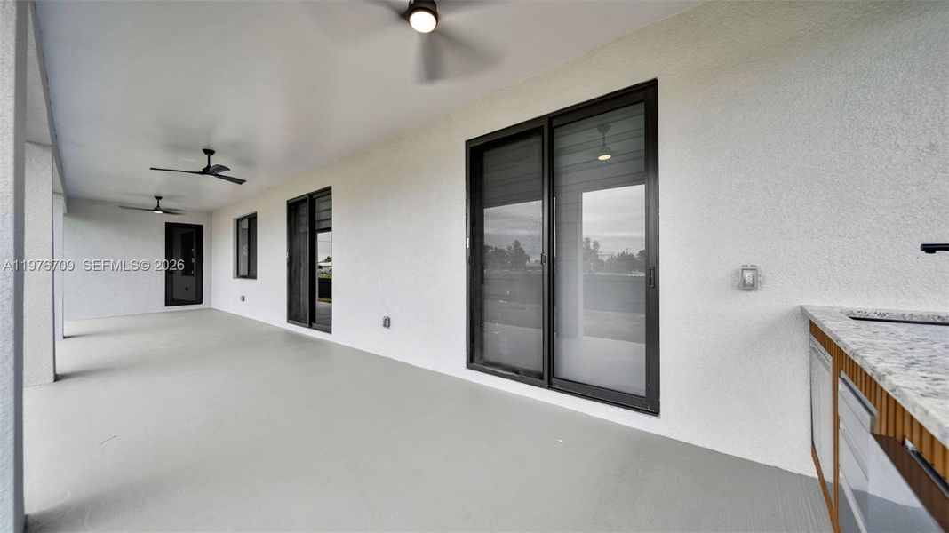 Exterior details and patio area of a home in , Cape Coral (Image 28).