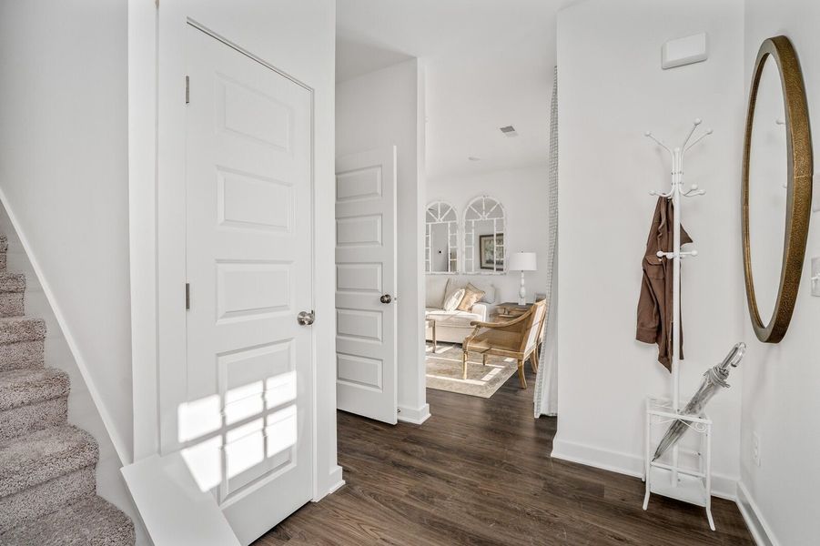 Furnished interior view inside a new home in The Towns at Red River, Gallatin (Image 5). Furnished interior view inside a new home in The Towns at Red River, Gallatin (Image 5).