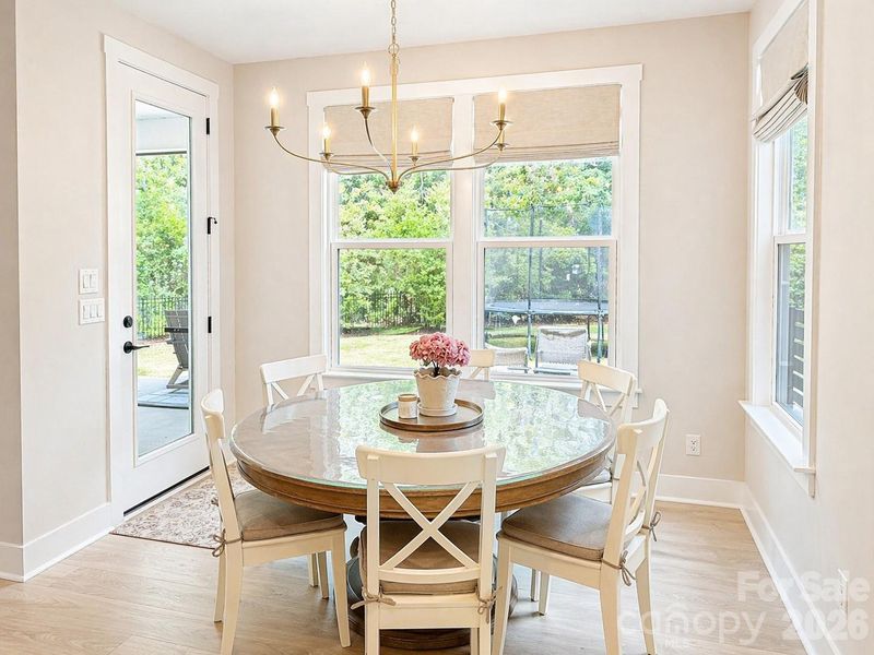 Furnished interior view inside a new home in , Mooresville (Image 13).