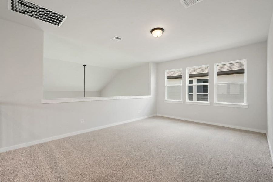 Spacious, unfurnished interior of a new home in Lariat, Liberty Hill (Image 43). Spacious, unfurnished interior of a new home in Lariat, Liberty Hill (Image 43).