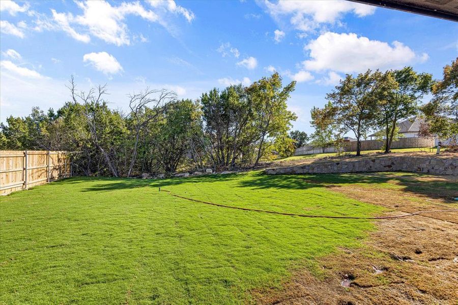 Exterior details and patio area of a home in , Granbury (Image 22). Exterior details and patio area of a home in , Granbury (Image 22).