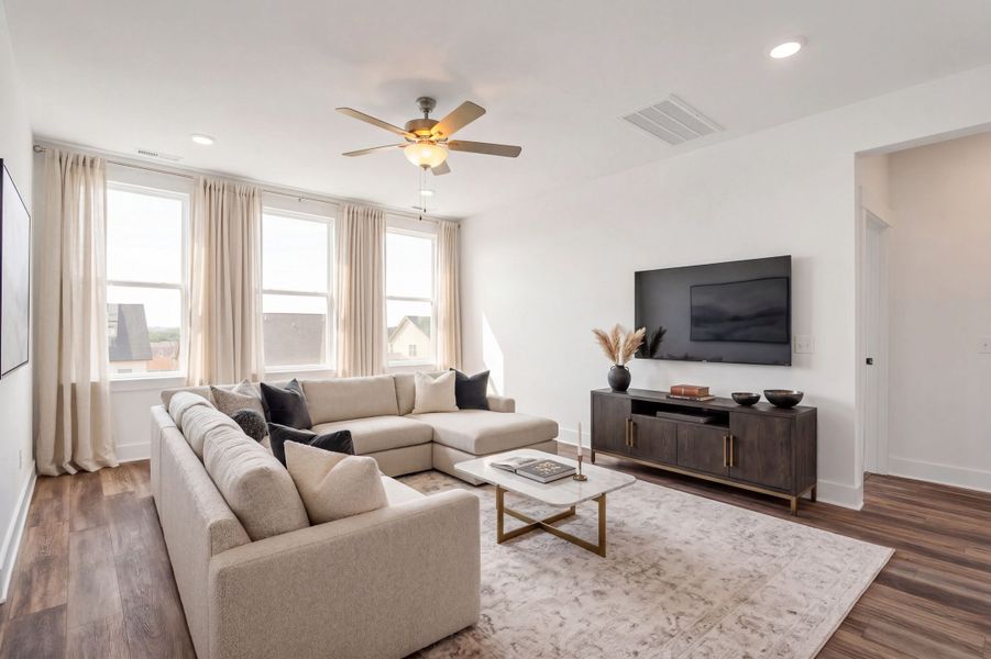 Representative furnished interior of a home built from the The Ash M by Davidson Homes LLC in Parks at Foster Crossing, Anna (Image 7).