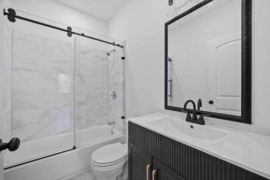 Furnished interior view inside a new home in , Shepherd (Image 5).