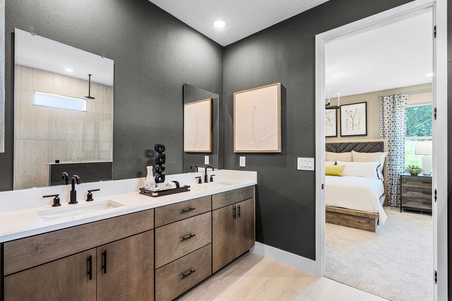 Primary Bath with Double Vanities