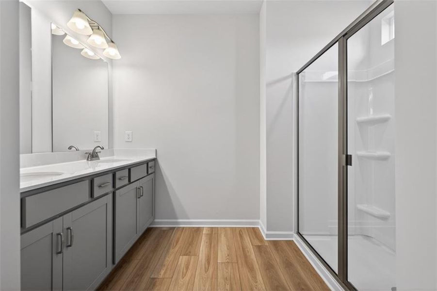 Furnished interior view inside a new home in Franklin Manor, Lawrenceville (Image 8).