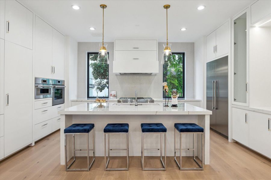 Furnished interior view inside a new home in , Houston (Image 18).
