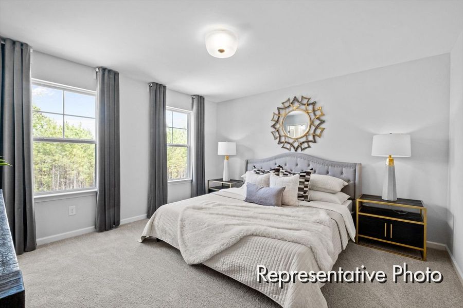 Furnished interior view inside a new home in Morgan Hills, Albemarle (Image 11).